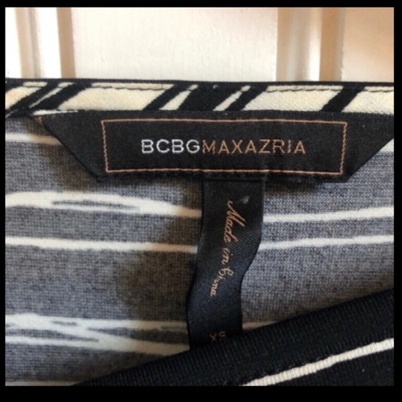 BCBGMaxazria Stripe & Floral Mini Dress - Picture 6 of 6